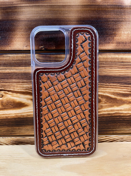 iPhone 12/13 Pro Max Basketweave Case
