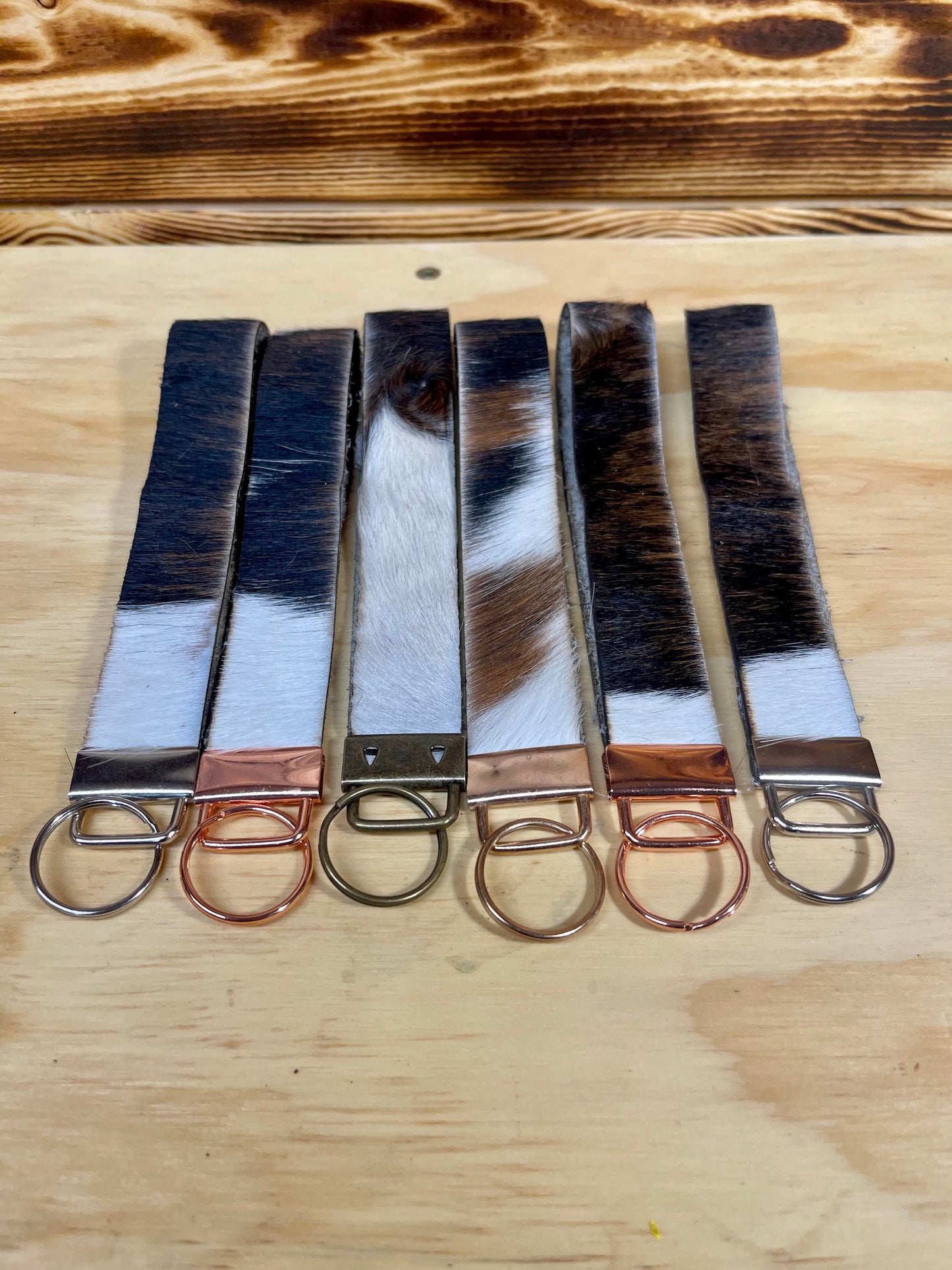 Cowhide Keychain/Wristlet